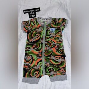 Bonds Looney Tunes Green and Orange Suit